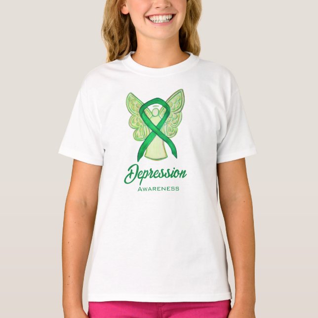 Camiseta Cinta de sensibilización sobre la depresión camise (Anverso)