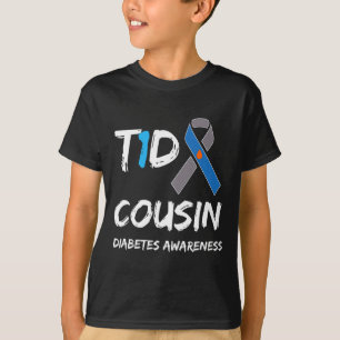 Camiseta Cinta de sensibilización sobre la diabetes tipo 1