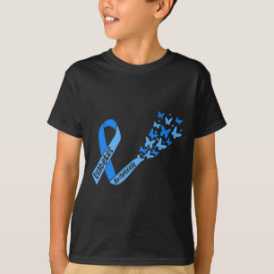 Camiseta Cinta De Sensibilización Sobre La Diabetes Y Marip