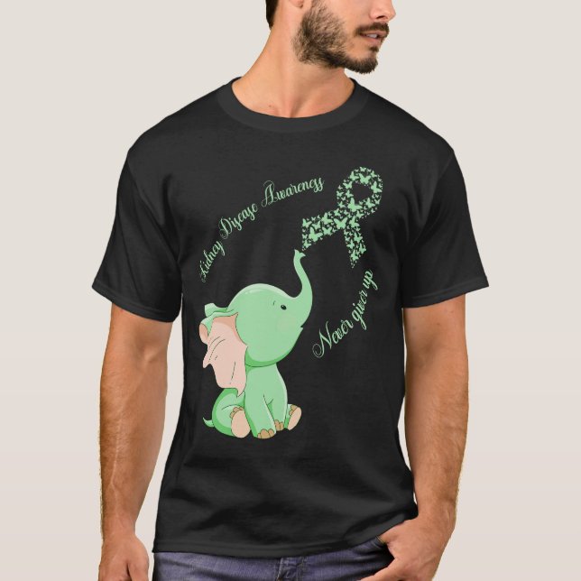 Camiseta Cinta de sensibilización sobre la enfermedad renal (Anverso)