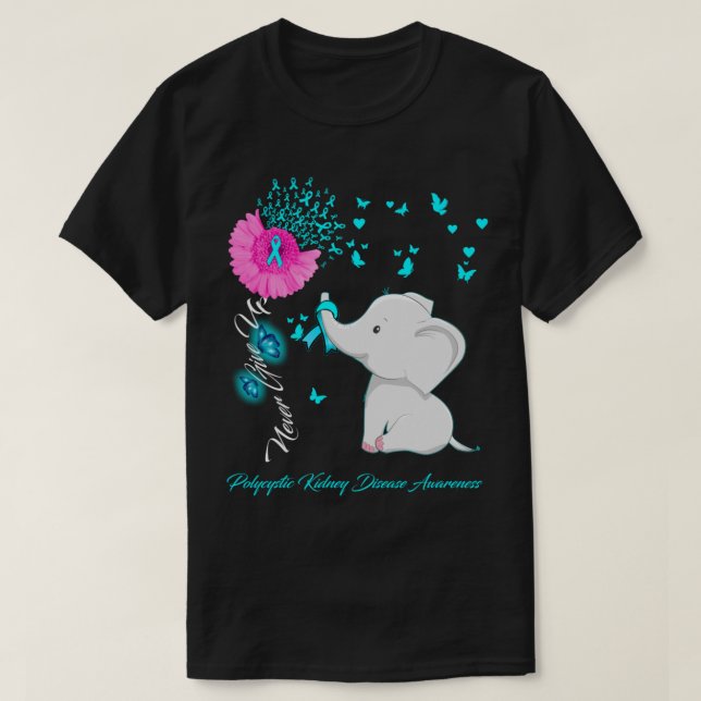 Camiseta Cinta de sensibilización sobre la enfermedad renal (Diseño del anverso)