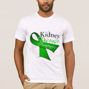 Camiseta Cinta de sensibilización sobre la enfermedad renal