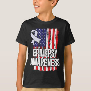Camiseta Cinta de sensibilización sobre la epilepsia de la