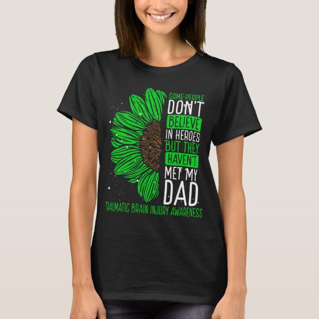 Camiseta Cinta De Sensibilización Sobre Lesiones Cerebrales (Anverso)