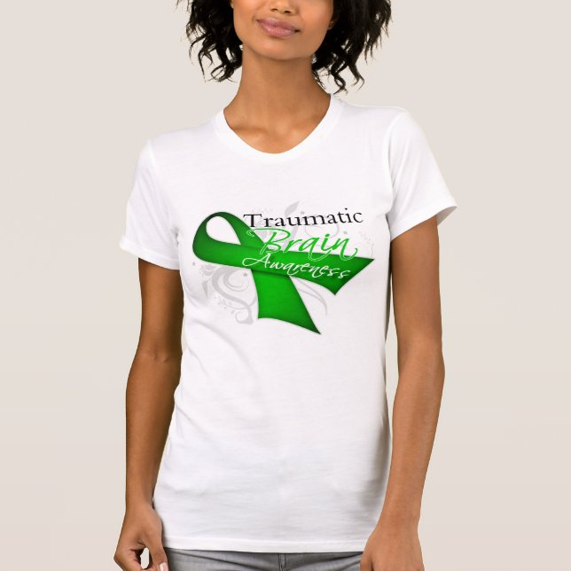 Camiseta Cinta de sensibilización sobre lesiones cerebrales (Anverso)