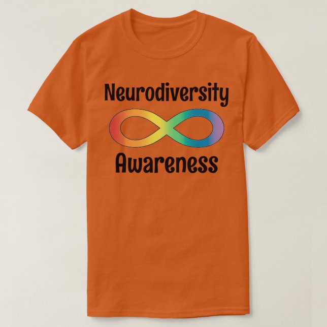 Camiseta Cinta de sensibilización sobre neurodiversidad (Diseño del anverso)