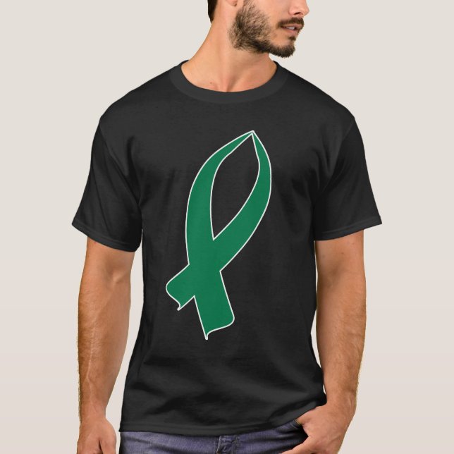 Camiseta Cinta de sensibilización (verde) (Anverso)
