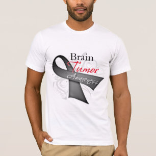 Camiseta Cinta de voluta - conciencia del tumor cerebral