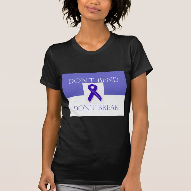Camiseta Cinta del añil - la curva de Don't no se rompe (Anverso)
