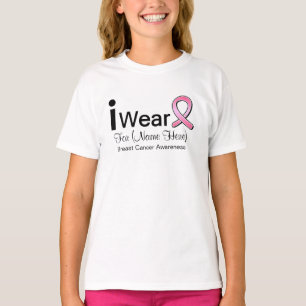 Camiseta Cinta del cáncer de pecho del desgaste del