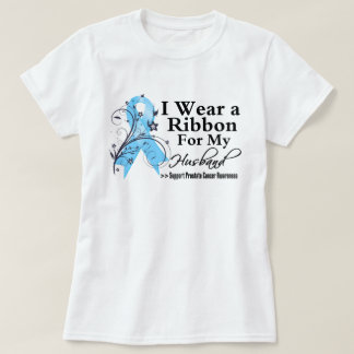 Camiseta Cinta del cáncer de próstata del marido