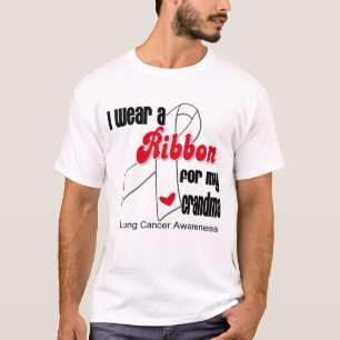 Camiseta Cinta del cáncer de pulmón (abuela)