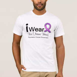 Camiseta Cinta del cáncer pancreático del desgaste del