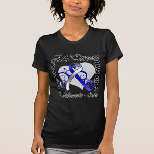 Camiseta Cinta del corazón - conciencia de la enfermedad
