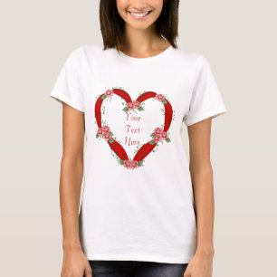 Camiseta Cinta del corazón del personalizable - muñeca bebé