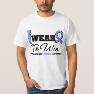 Camiseta Cinta del esófago del bígaro del cáncer a ganar