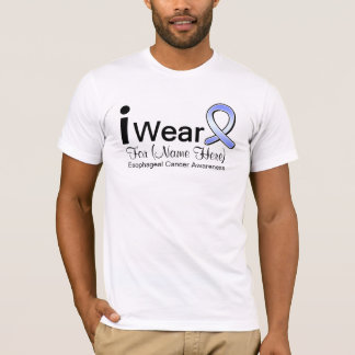 Camiseta Cinta del esófago del cáncer del desgaste del