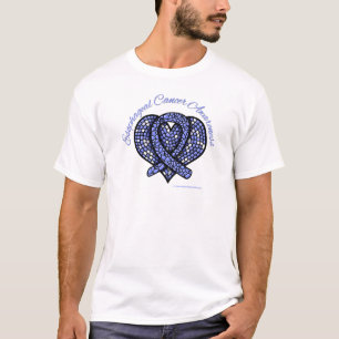 Camiseta Cinta del esófago del corazón del mosaico del
