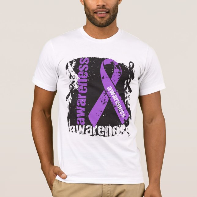 Camiseta Cinta del Grunge de la conciencia de la enfermedad (Anverso)