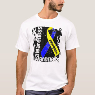 Camiseta Cinta del Grunge de la conciencia de Síndrome de