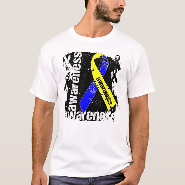 Camiseta Cinta del Grunge de la conciencia de Síndrome de (Anverso)
