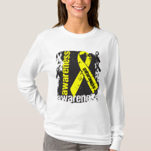 Camiseta Cinta del Grunge de la conciencia del suicidio