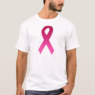 Camiseta Cinta del rosa de la conciencia del cáncer de