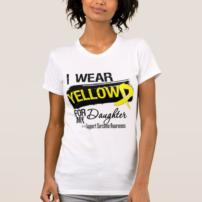 Camiseta Cinta del sarcoma para mi hija (Anverso)