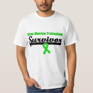 Camiseta Cinta del superviviente del trasplante de la