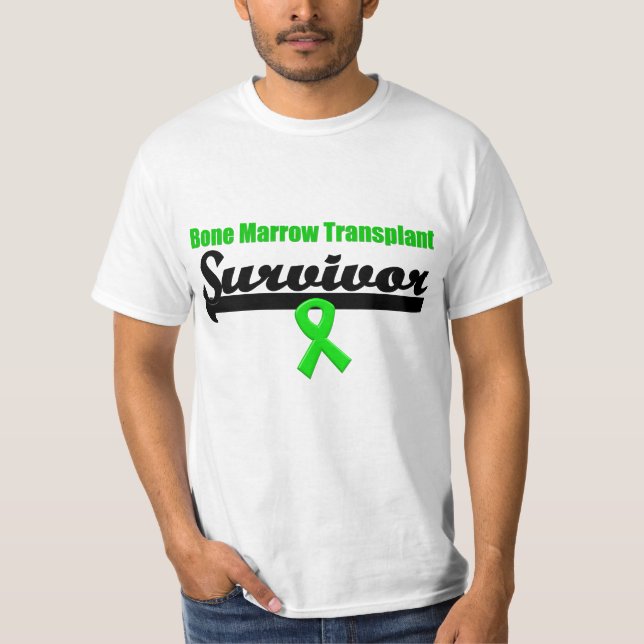 Camiseta Cinta del superviviente del trasplante de la (Anverso)