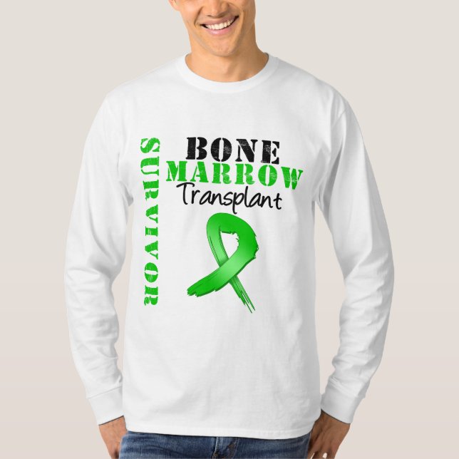Camiseta Cinta del superviviente del trasplante de la (Anverso)