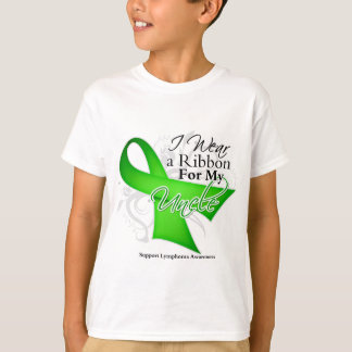 Camiseta Cinta del tío verde lima - linfoma