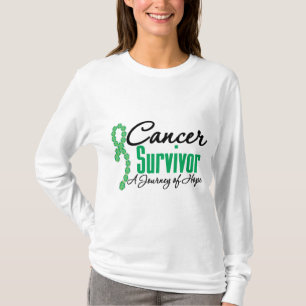 Camiseta Cinta del viaje de la conciencia del superviviente