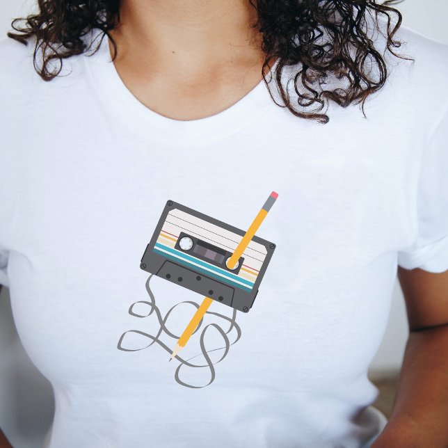 Camiseta Cinta divertida de cassette Music Retro de 80 (Funny 80s Music Retro Cassette Tape T-Shirt)