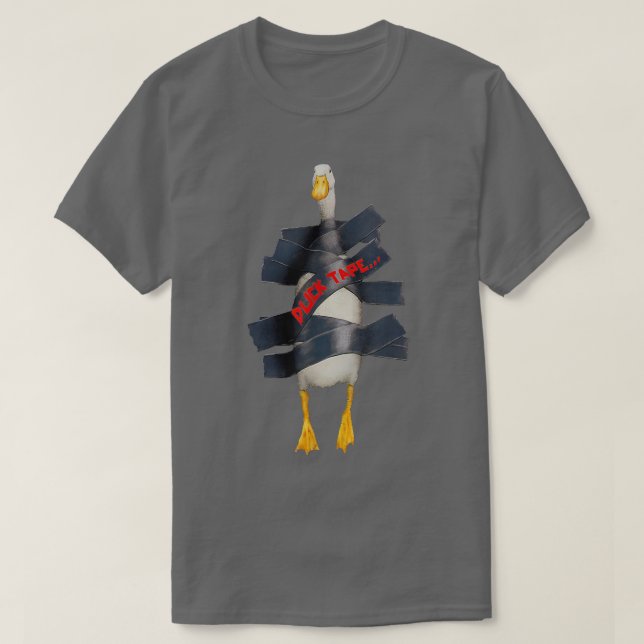 Camiseta Cinta divertida del pato de los duques de caucho  (Diseño del anverso)