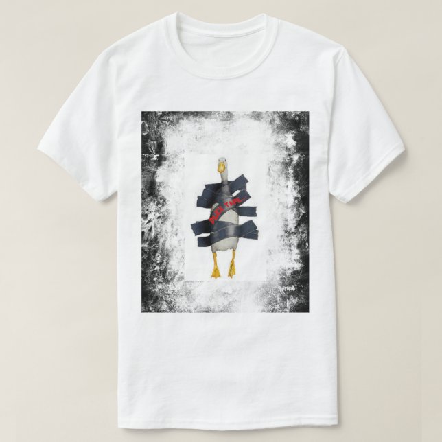 Camiseta Cinta divertida del pato Pun T-Shirt - Hilarious A (Diseño del anverso)