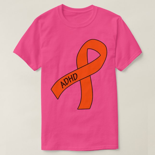 Camiseta Cinta divertida Naranja para la toma de conciencia (Diseño del anverso)
