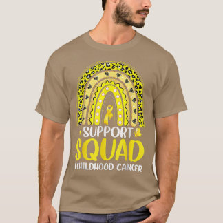 Camiseta Cinta dorada de apoyo a la sensibilización sobre e