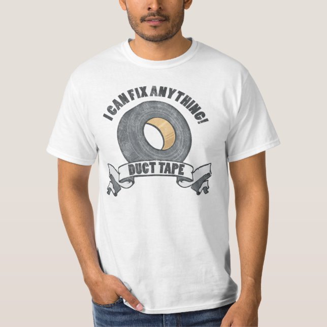 Camiseta Cinta ducta, puedo arreglar cualquier cosa (Anverso)