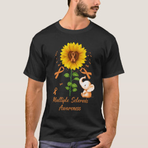 Camiseta Cinta elefante Naranja Cinta de Esclerosis Múltipl