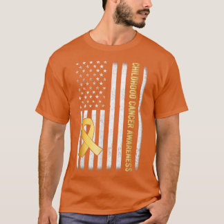 Camiseta cinta en una bandera, Conciencia del cáncer infant