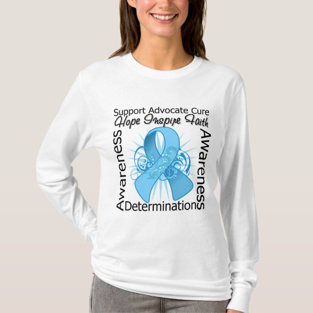 Camiseta Cinta espiral de las inspiraciones de Lymphedema (Anverso)
