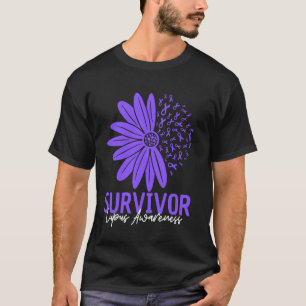Camiseta Cinta Flor de Conciencia del Lupus Superviviente P