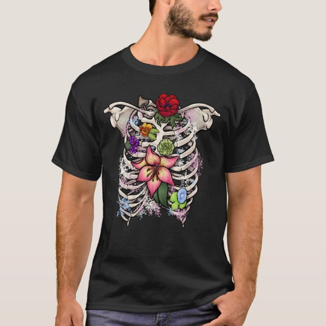 Camiseta Cinta Floral de acuarela (Anverso)
