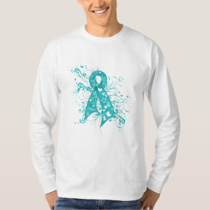 Camiseta Cinta floral de los remolinos del cáncer