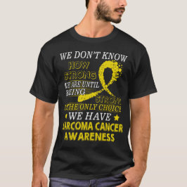 Camiseta Cinta fuerte de la conciencia del amarillo del