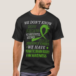 Camiseta Cinta fuerte de la conciencia del verde de la