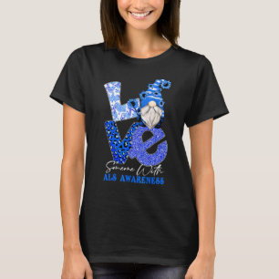 Camiseta Cinta Gnome Ama A Alguien Con Conciencia De Als