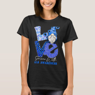 Camiseta Cinta Gnome Ama A Alguien Con Conciencia De Als