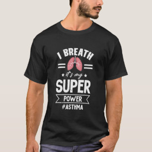 Camiseta Cinta gris Día Mundial de Apoyo al Asma Awaren